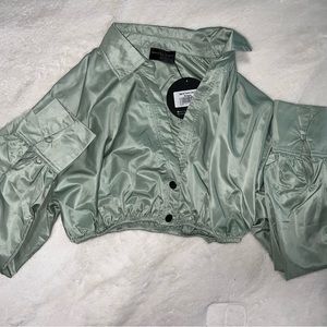 White Fox cargo crop top - skirt sold separately